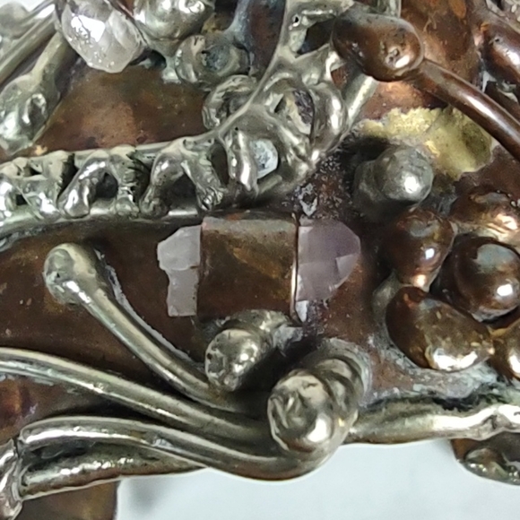 Artisan Crafted Brutalist Cuff Bracelet - Picture 12 of 15